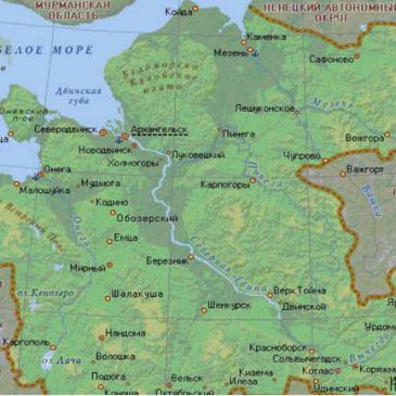 Публичная кадастровая карта Архангельской области