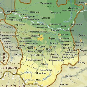 Публичная кадастровая карта республики Чеченская